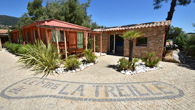 Entrée Camping de la Treille à Cavalaire-sur-mer dans le var