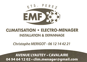 EMF CLIMATISATION ÉLECTROMÉNAGER