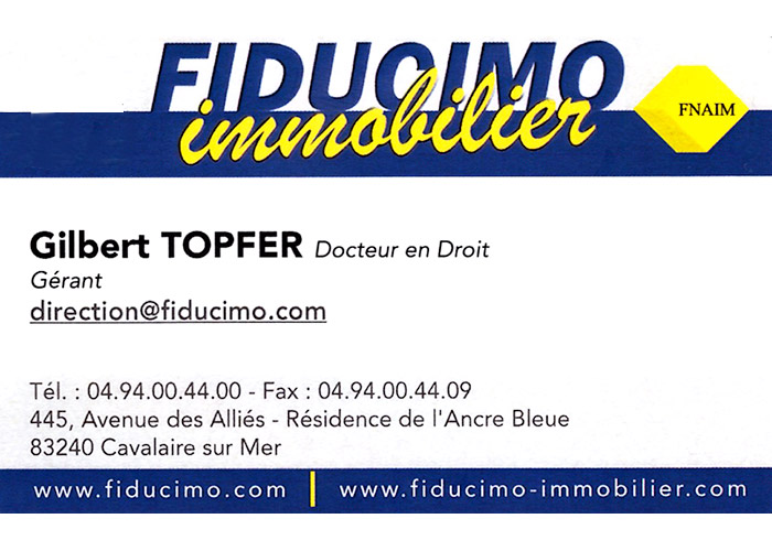  Fiducimo Immobilier - Assure la publicité sur divers supports et sur internet